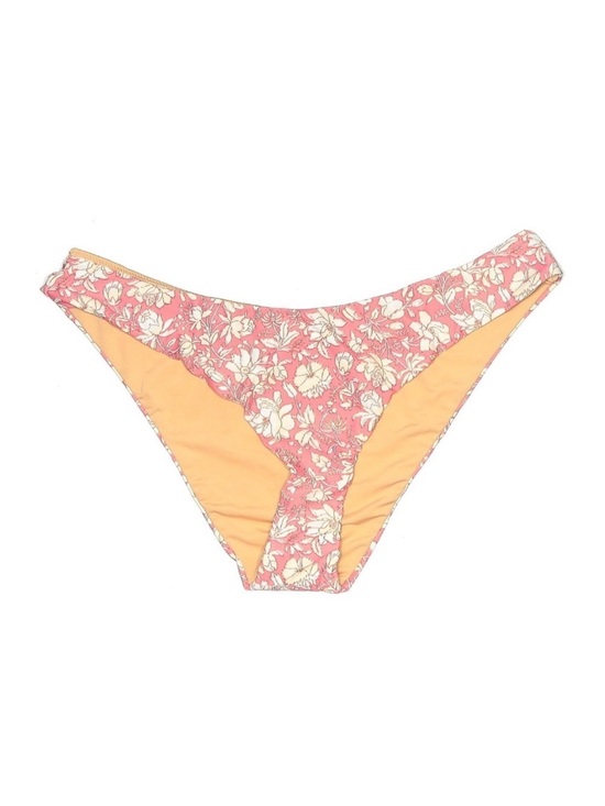 J. Crew Other - J.Crew Floral High Leg Bikini Bottoms Large NWT Pink Swimwear